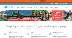 Desktop Screenshot of eslbase.com