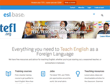 Tablet Screenshot of eslbase.com